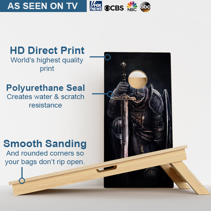 Kneeling Knight Professional Cornhole Boards