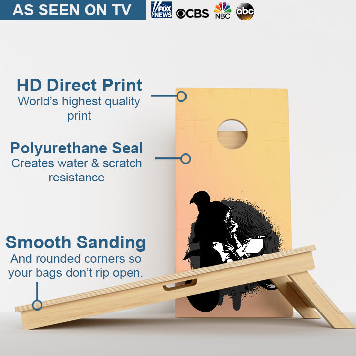 Motocross Professional Cornhole Boards