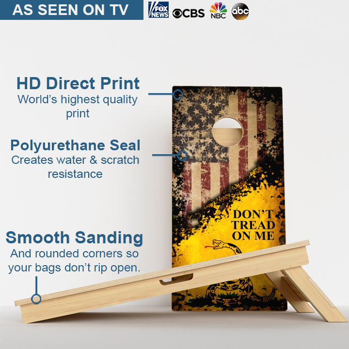 Don't Tread On Me Professional Cornhole Boards