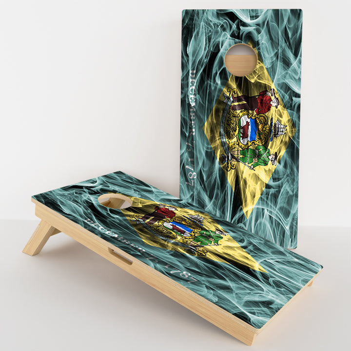 Delaware Flag Professional Cornhole Boards