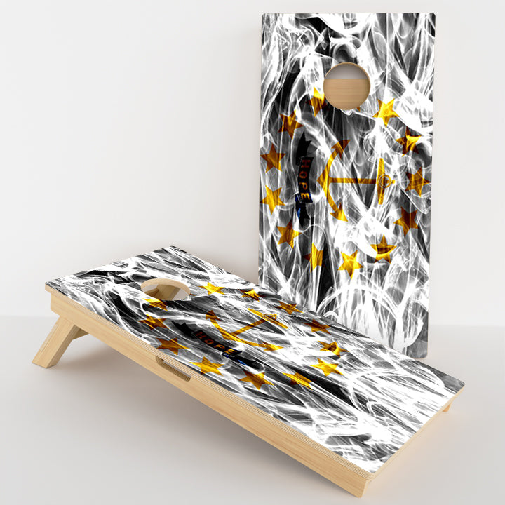 Rhode Island Flag Professional Cornhole Boards