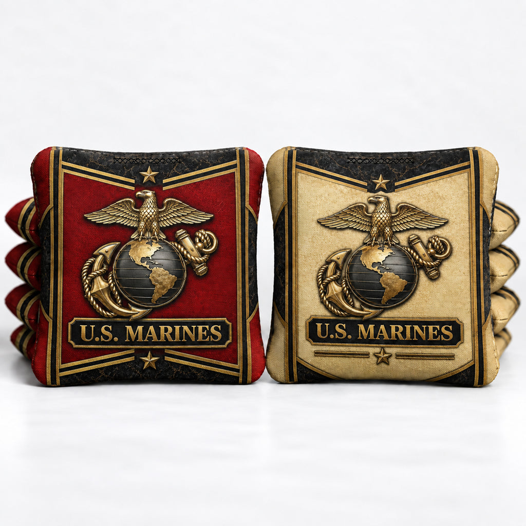U.S. Marines Crimson 8 Pro Cornhole Bags