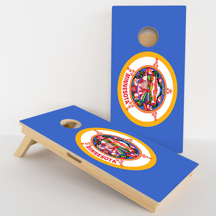 Minnesota Flag Professional Cornhole Boards
