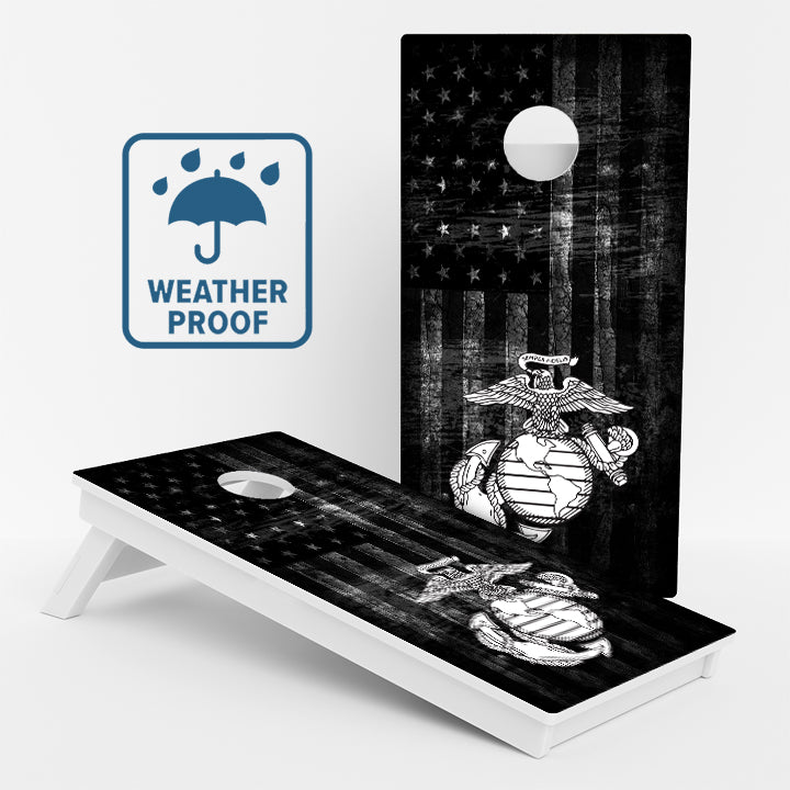 United States Marines Weather Proof Cornhole Boards