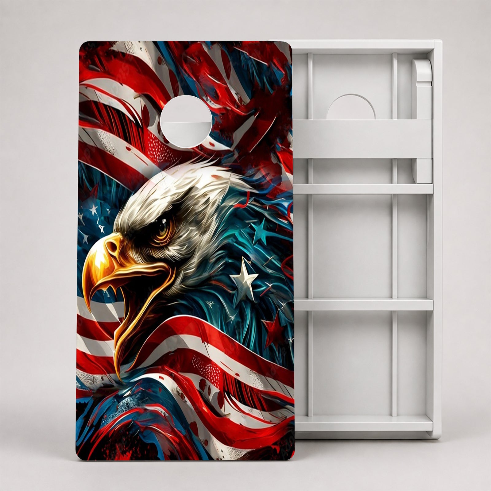 USA Patriotic Eagle Weather Proof Cornhole Boards