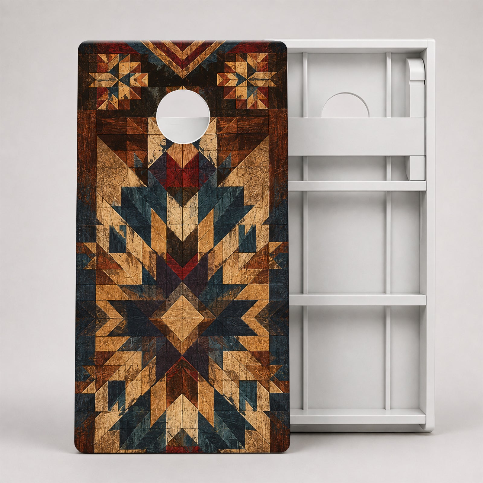 Weather Proof American Quilt Cornhole Board.