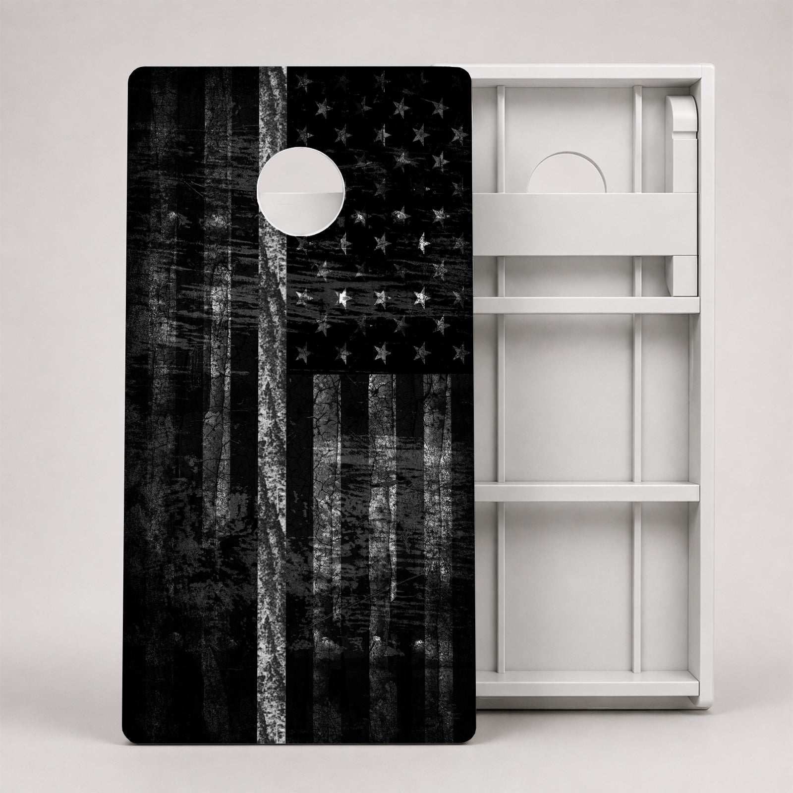 Thin White Line Flag Weather Proof Cornhole Boards