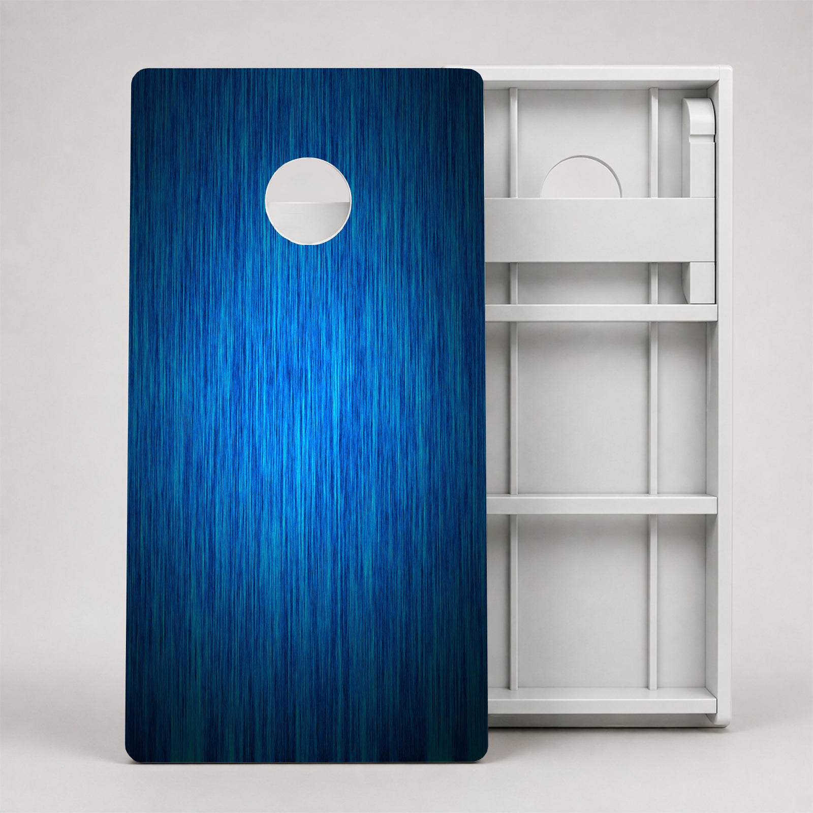 Blue Wood Grain Weather Proof Cornhole Boards