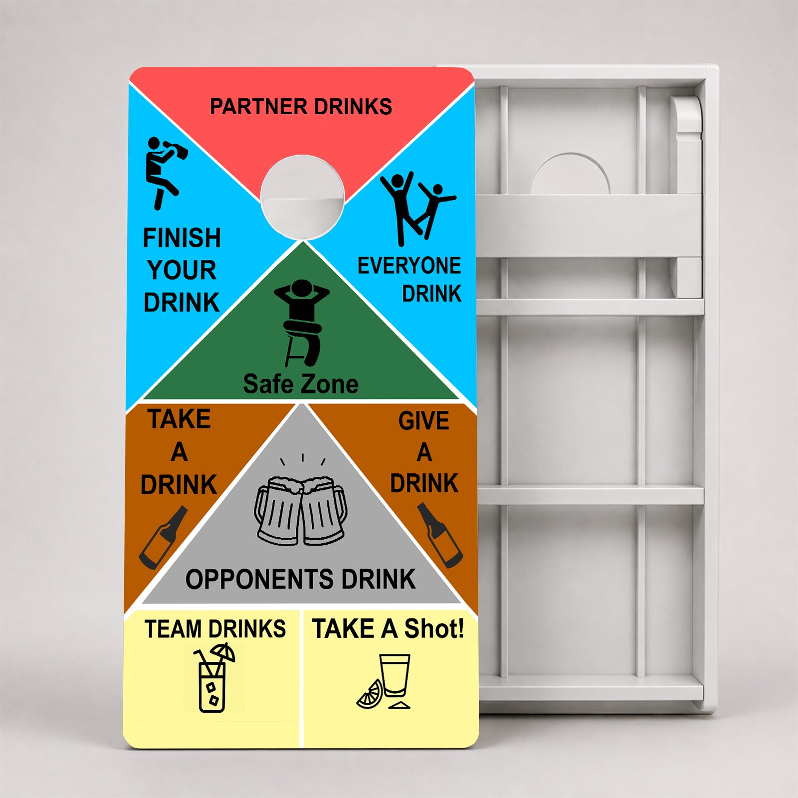 Drinking Game Weather Proof Cornhole Boards