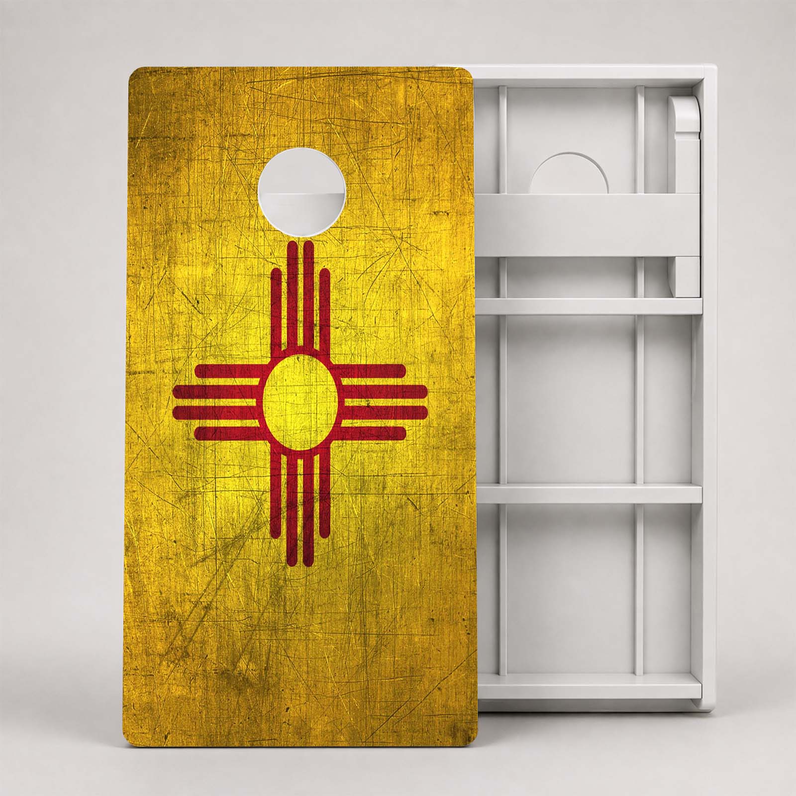 New Mexico Flag Weather Proof Cornhole Boards