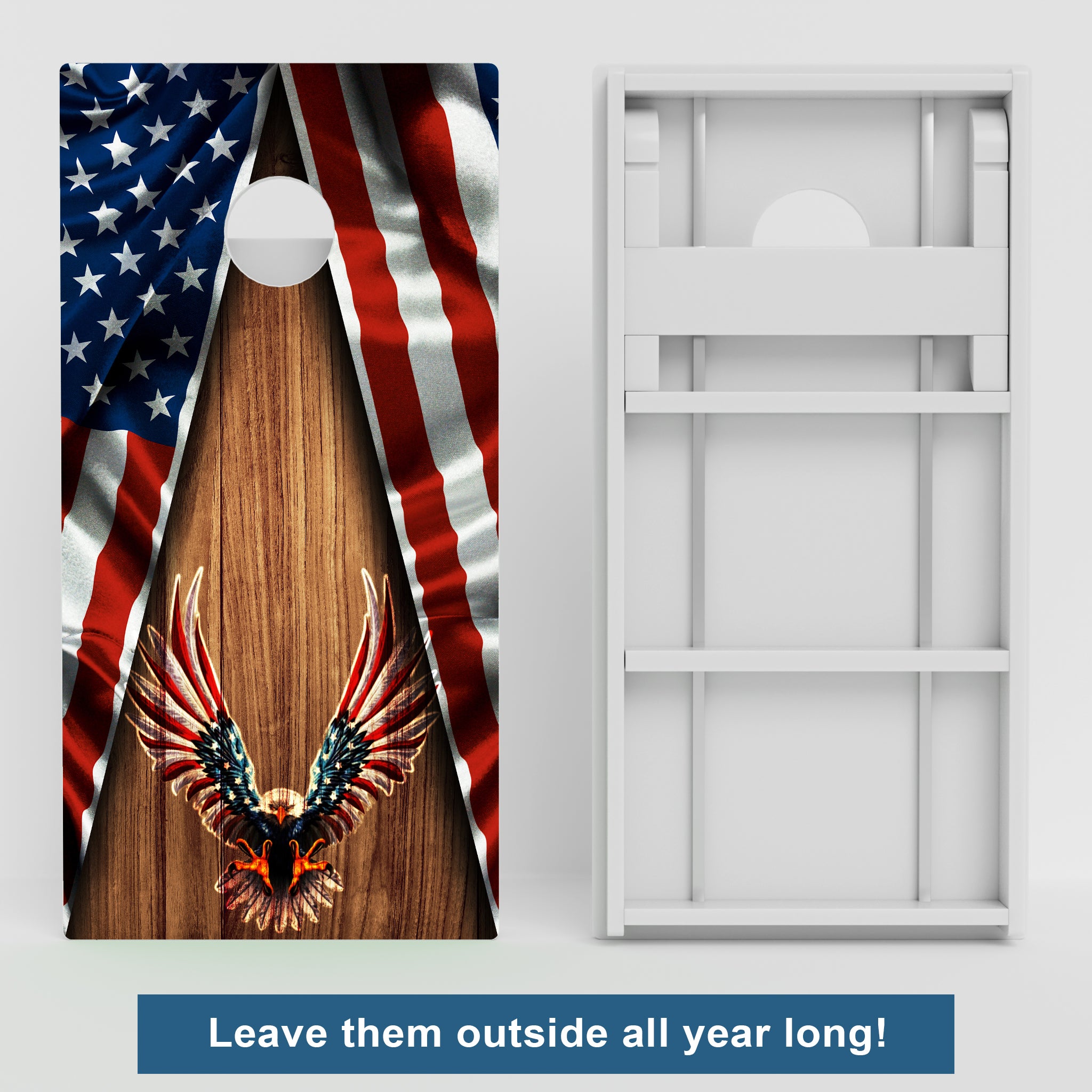 Patriotic Weather Proof Cornhole Boards