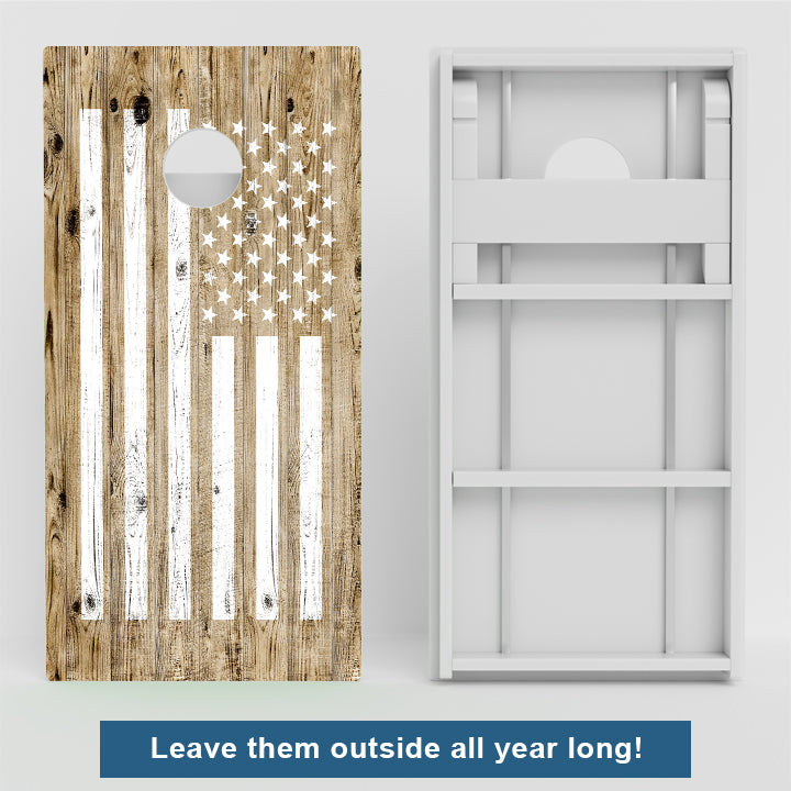 Camo American Flag Weather Proof Cornhole Boards