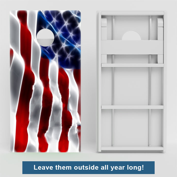 American Flag Weather Proof Cornhole Boards