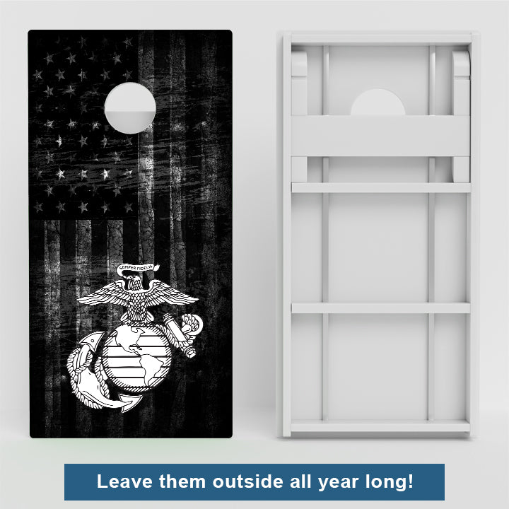 United States Marines Weather Proof Cornhole Boards