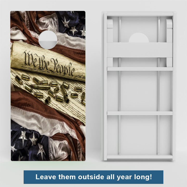 We The People Weather Proof Cornhole Boards