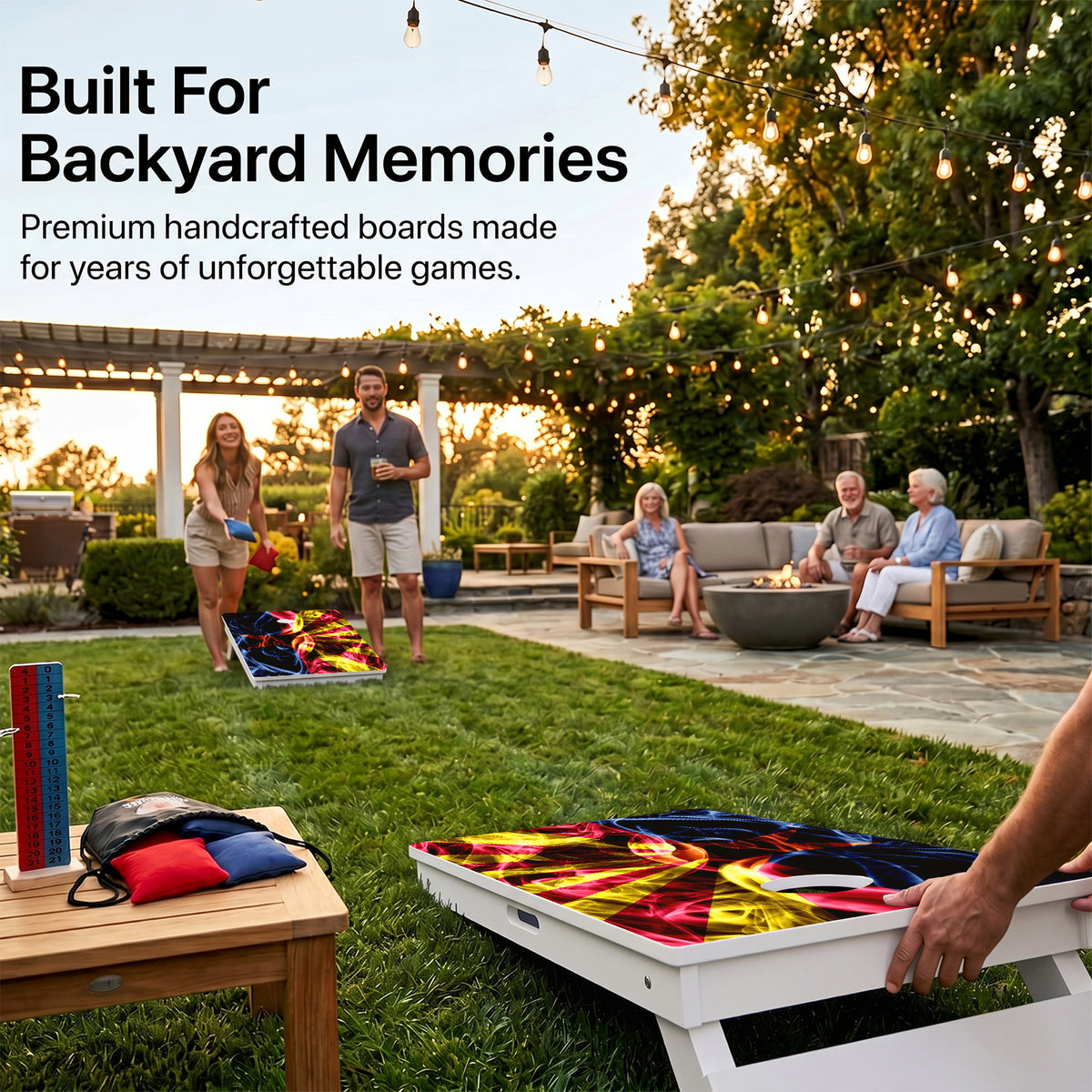 Arizona Flag Weather Proof Cornhole Boards