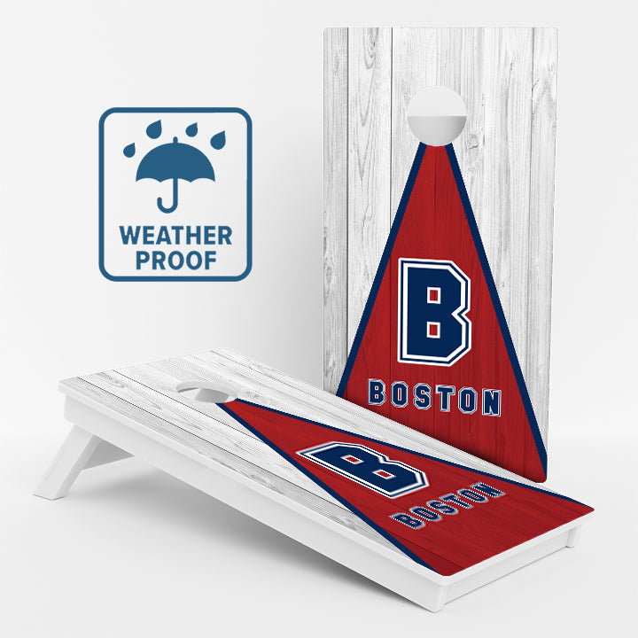 Boston Baseball Weather Proof Cornhole Boards