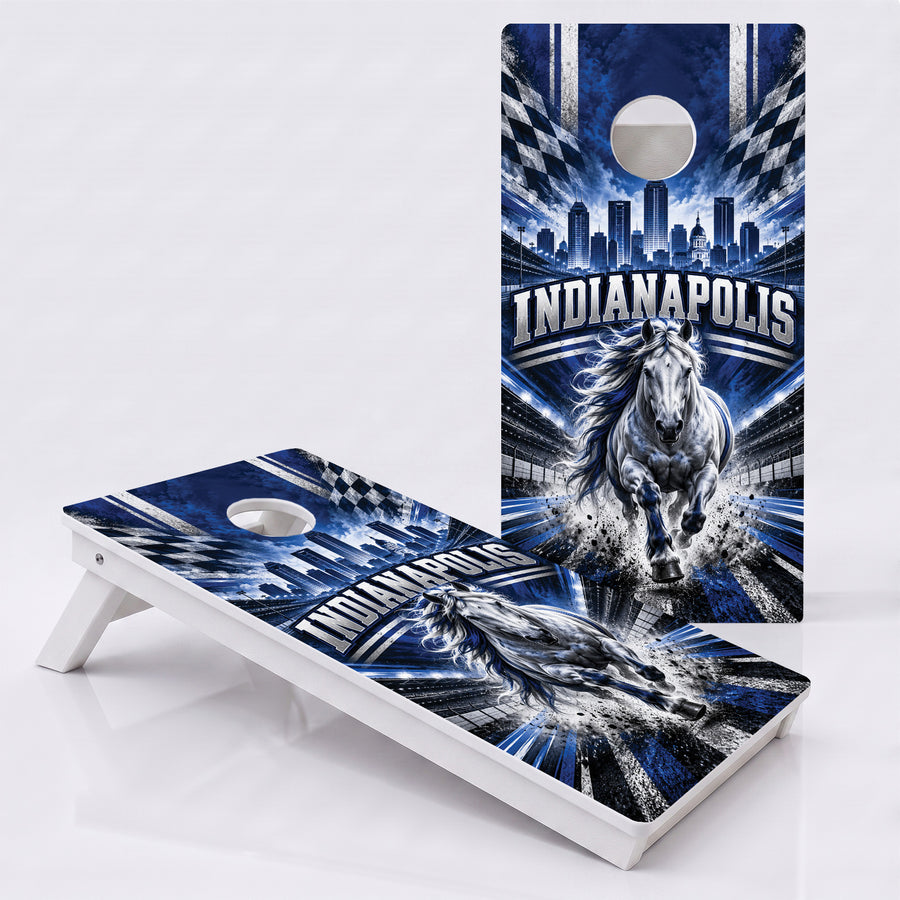 Indianapolis Football Weather Proof Cornhole Boards