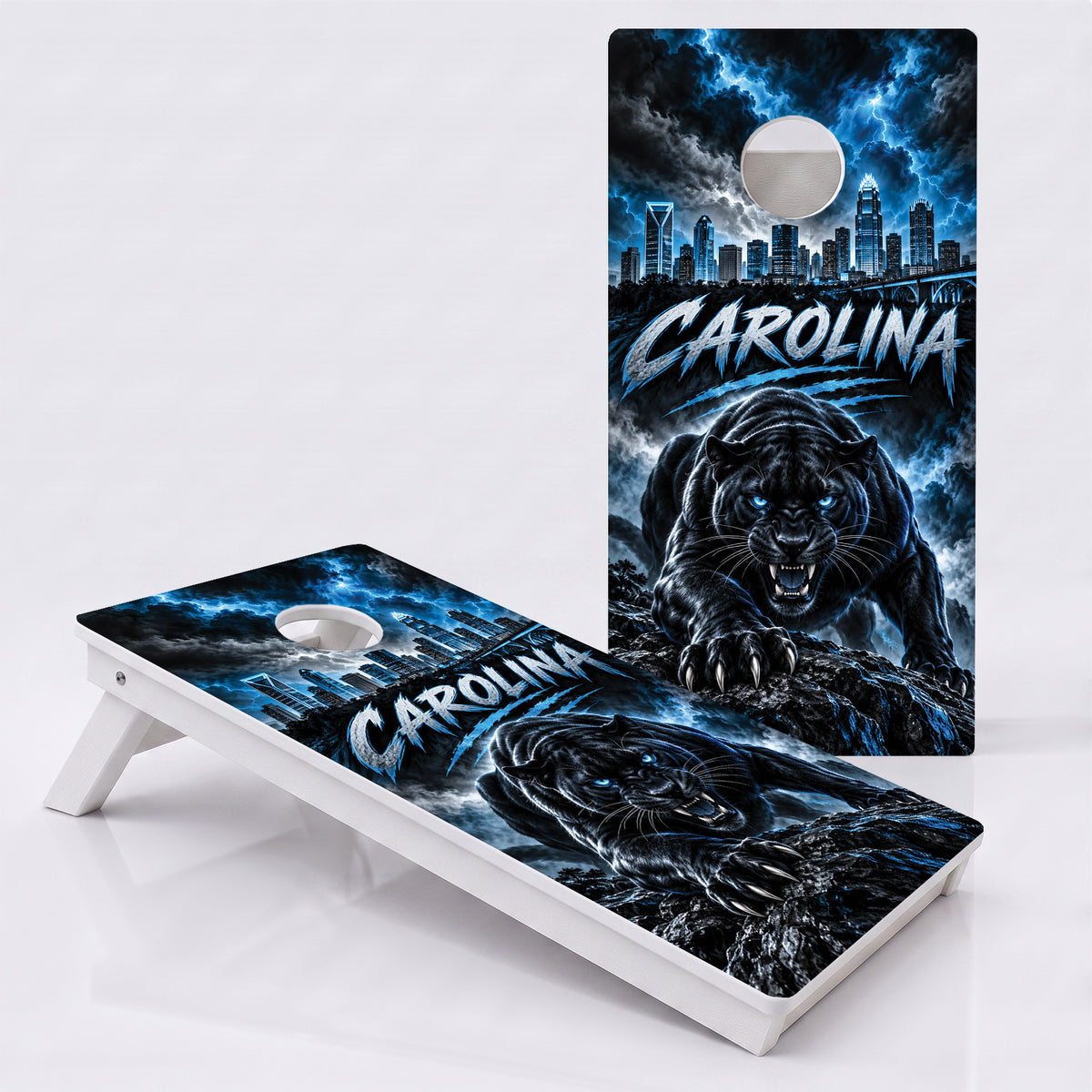 Carolina Football Weather Proof Cornhole Boards