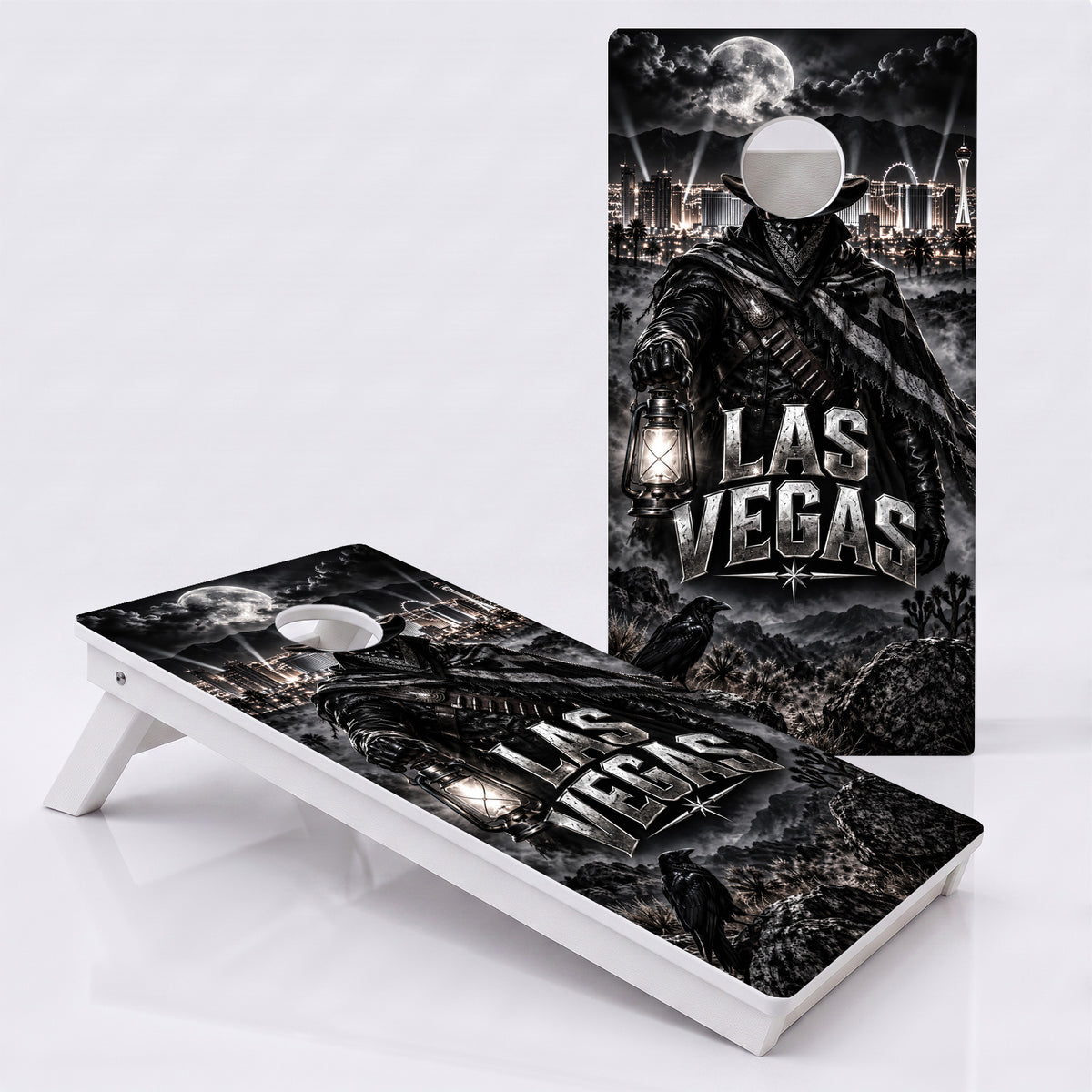 Las Vegas Football Weather Proof Cornhole Boards