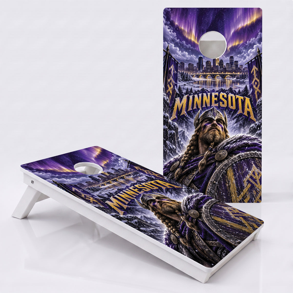 Minnesota Football Weather Proof Cornhole Boards