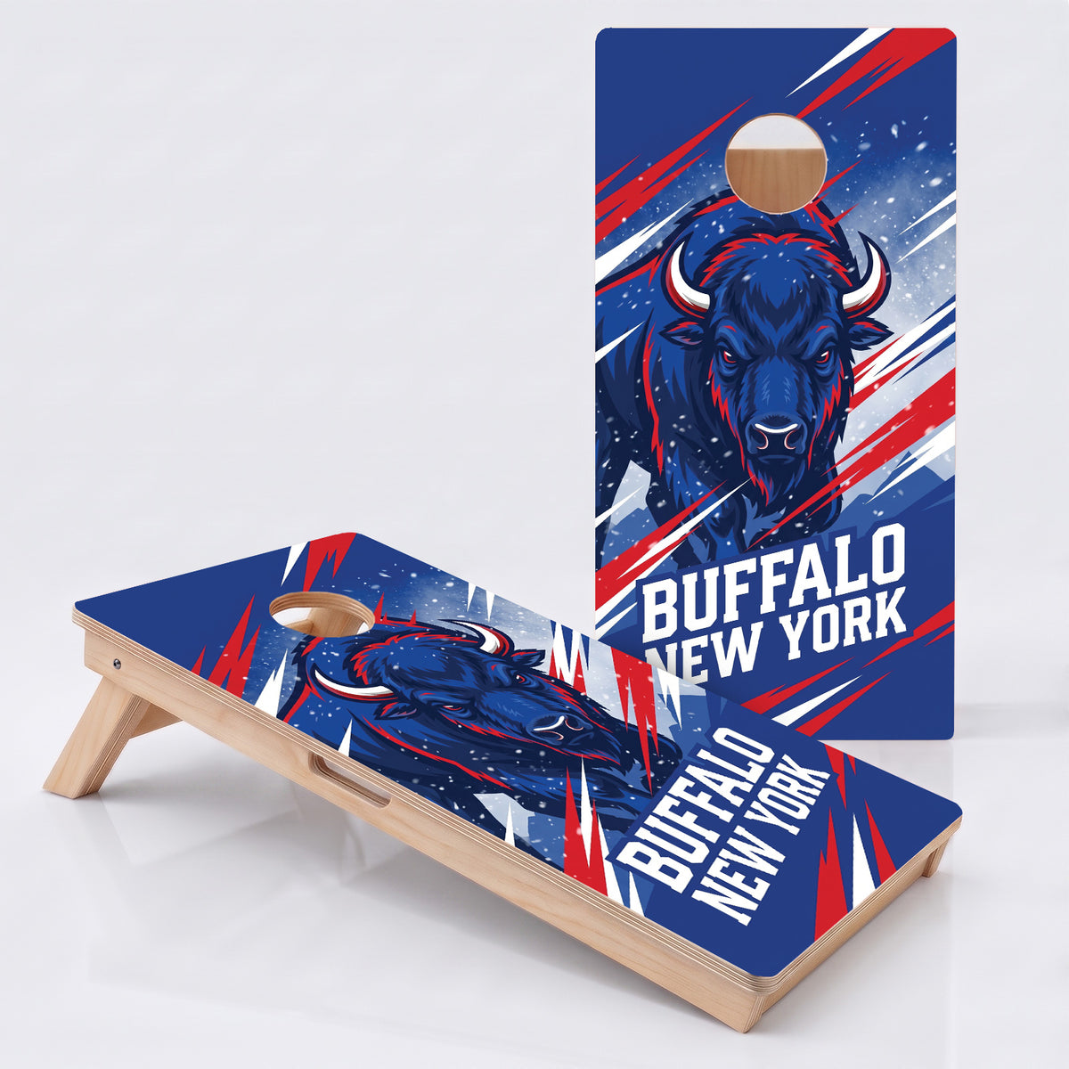 Buffalo New York Football Professional Cornhole Boards