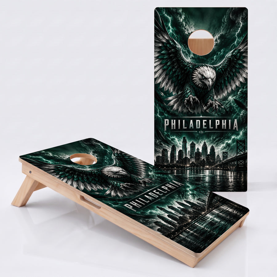 Philadelphia Football Professional Cornhole Boards