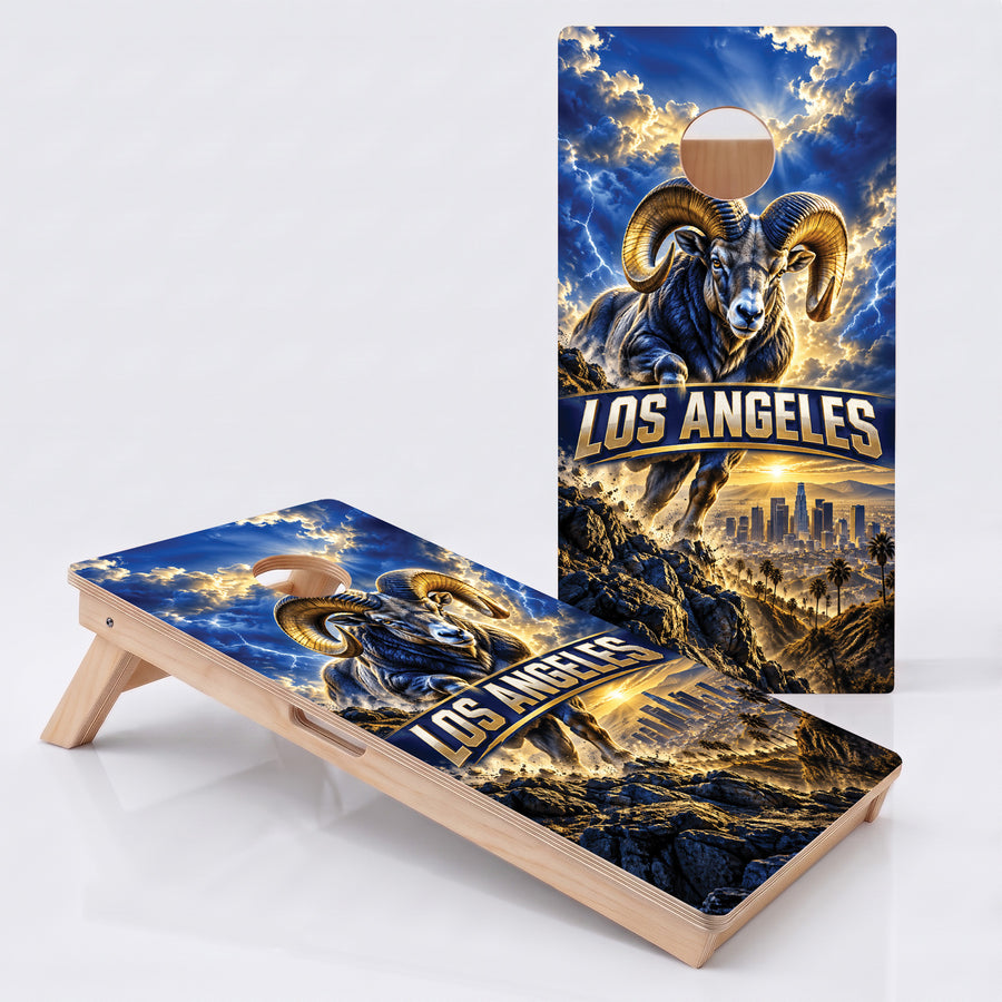 Los Angeles Bighorn Football Professional Cornhole Boards