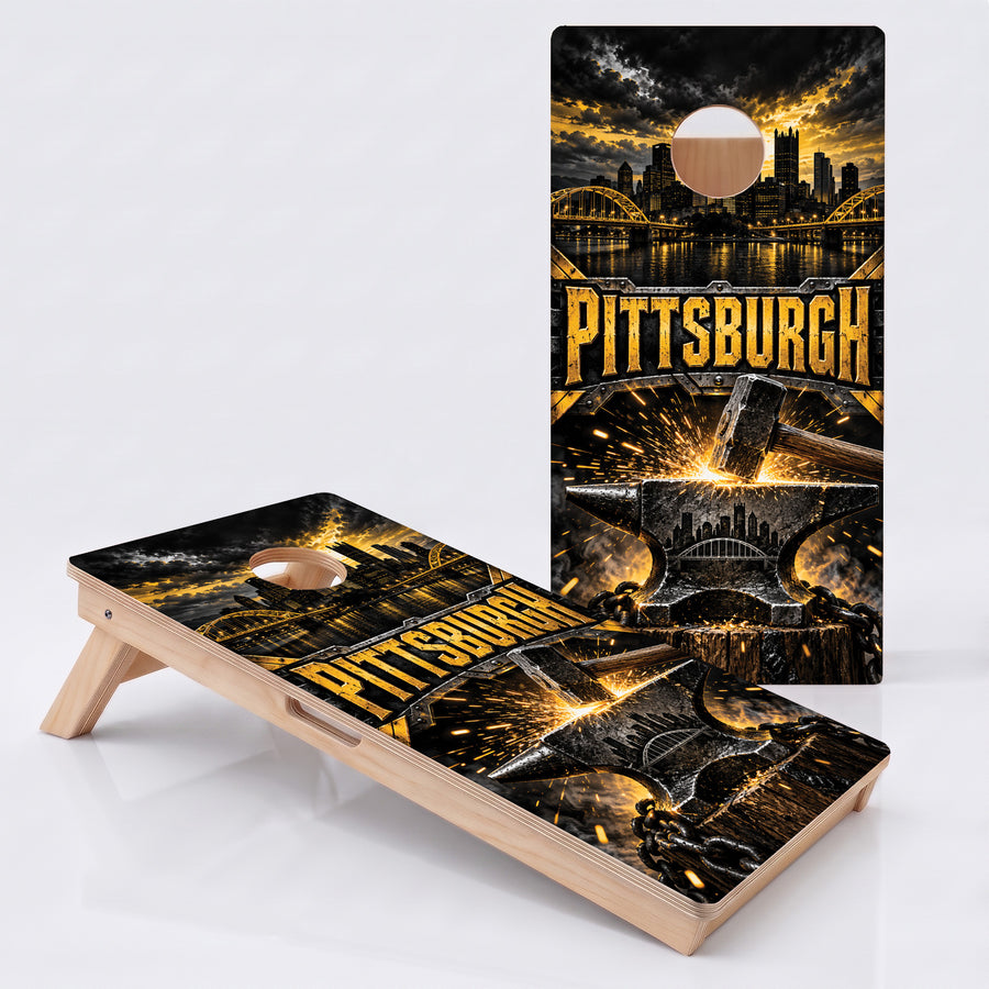Pittsburgh Football Professional Cornhole Boards