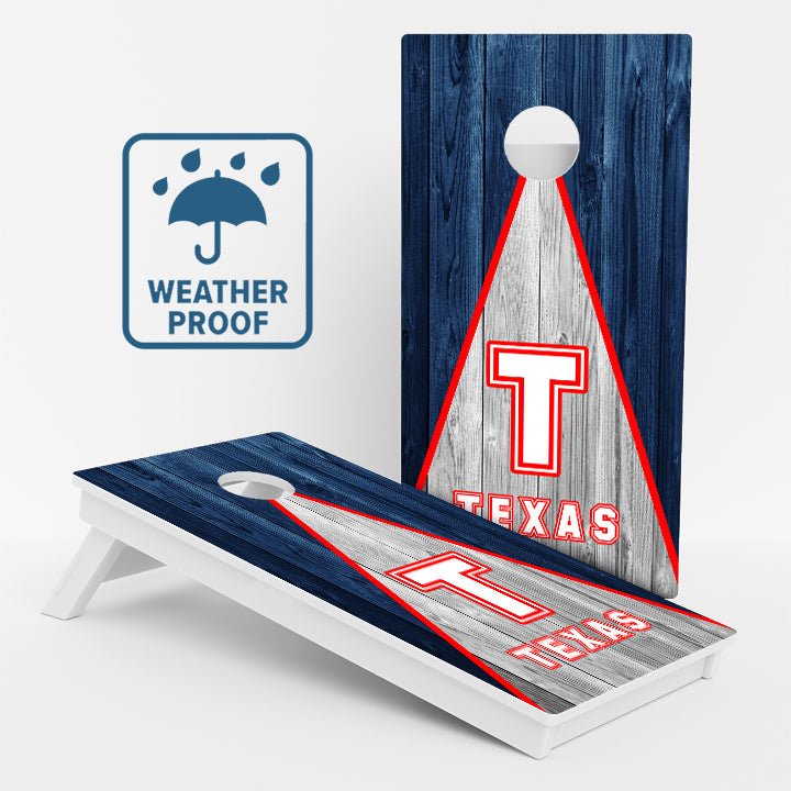 Texas Baseball Weather Proof Cornhole Boards