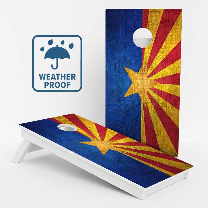 Arizona Flag Weather Proof Cornhole Boards