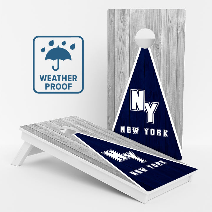 New York Baseball Weather Proof Cornhole Boards