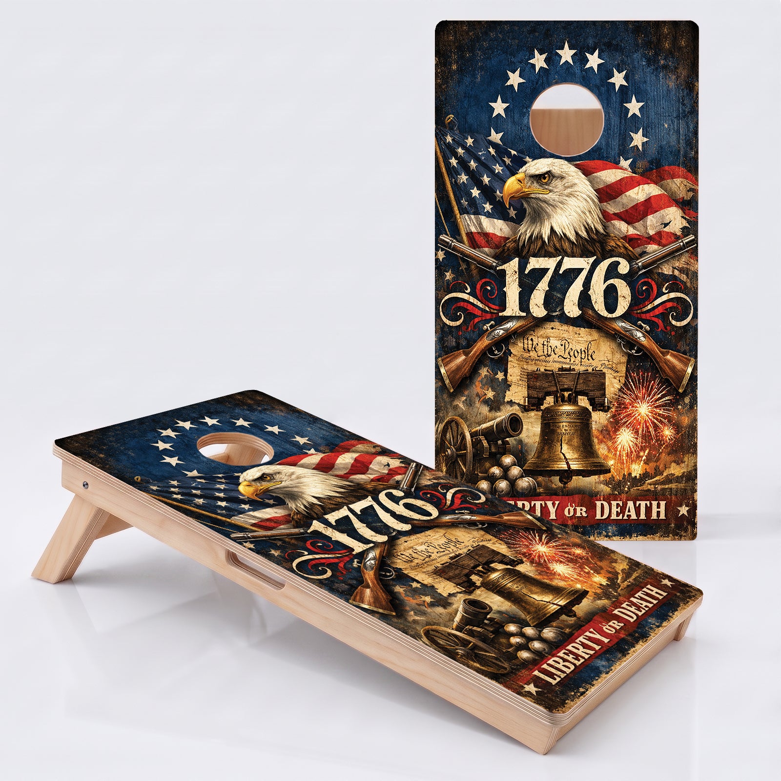 Liberty Or Death Professional Cornhole Boards