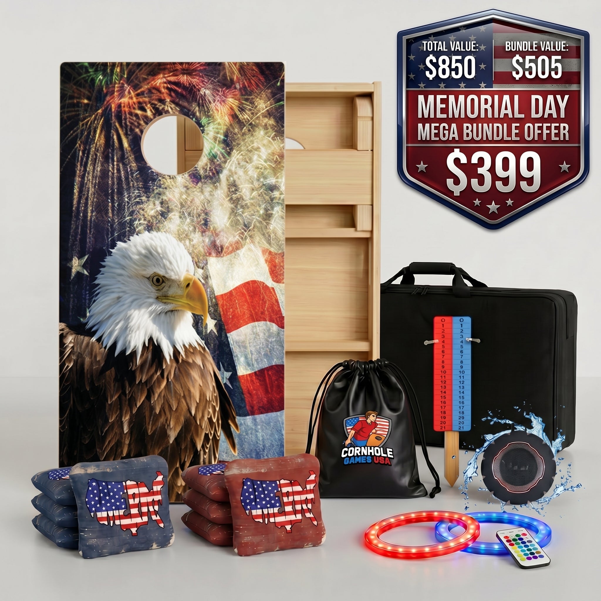 MEGA Bundle Patriotic Bald Eagle