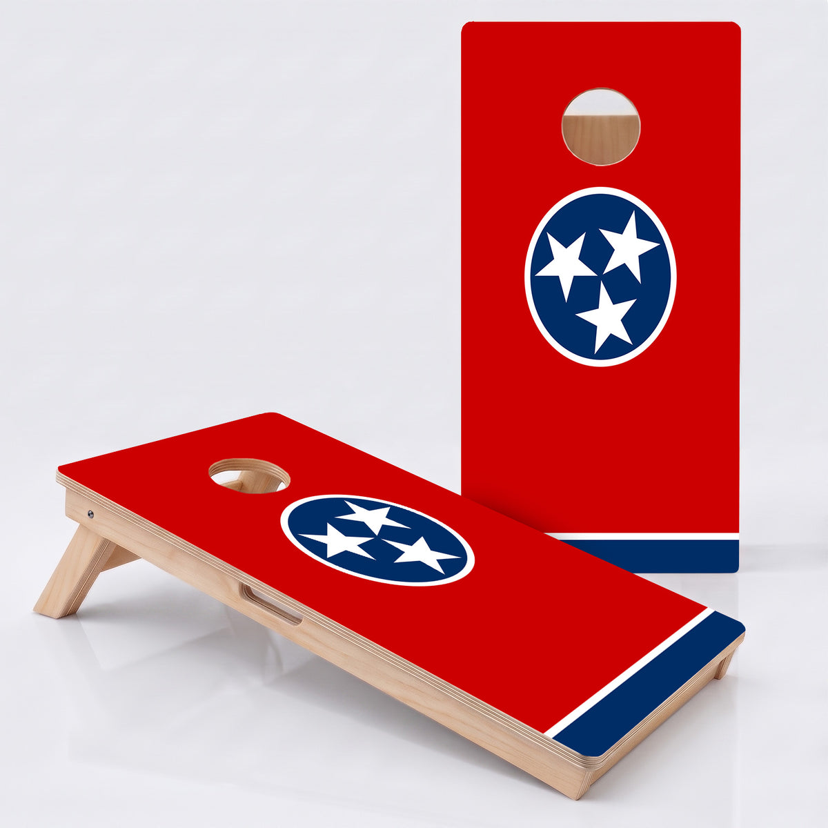 Tennessee Flag Professional Cornhole Board.