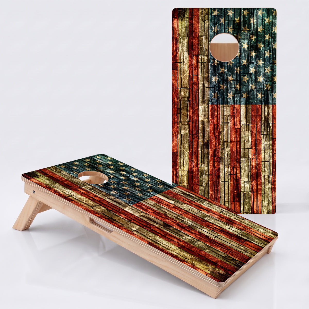 Brick Flag Professional Cornhole Board.