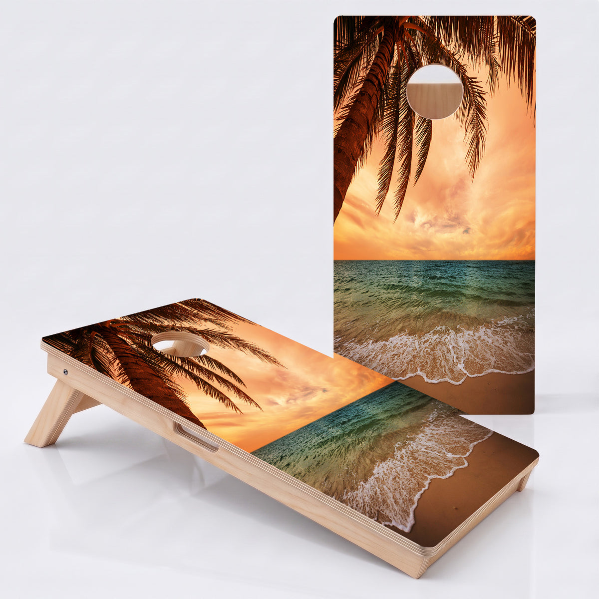 Beach Paradise Professional Cornhole Boards