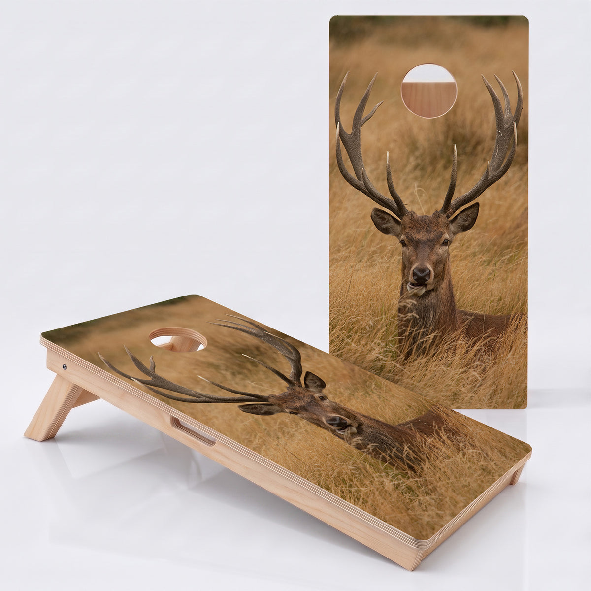 Deer Professional Cornhole Board.