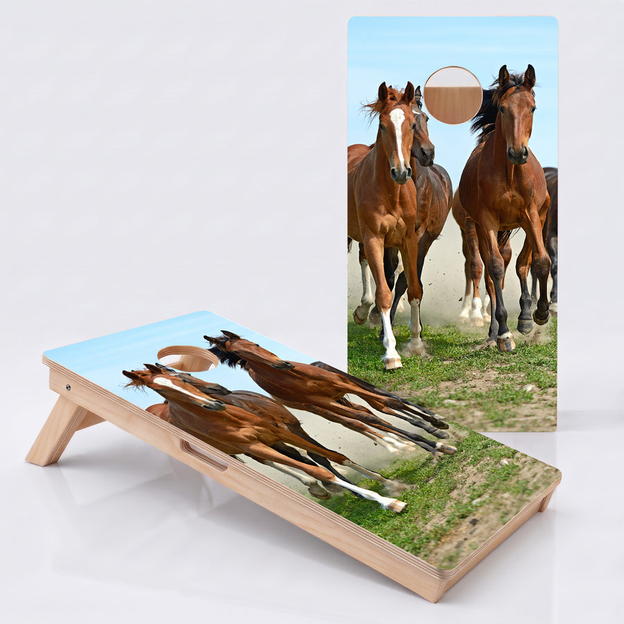Horses Professional Cornhole Boards