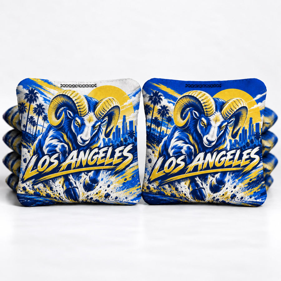 Los Angeles Bighorn Football 8 Pro Cornhole Bags