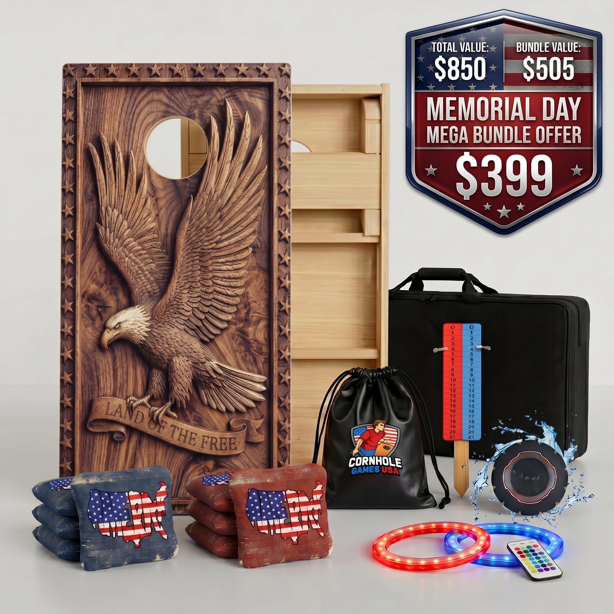 Graphic Designs, Camos & Textures Cornhole Bags