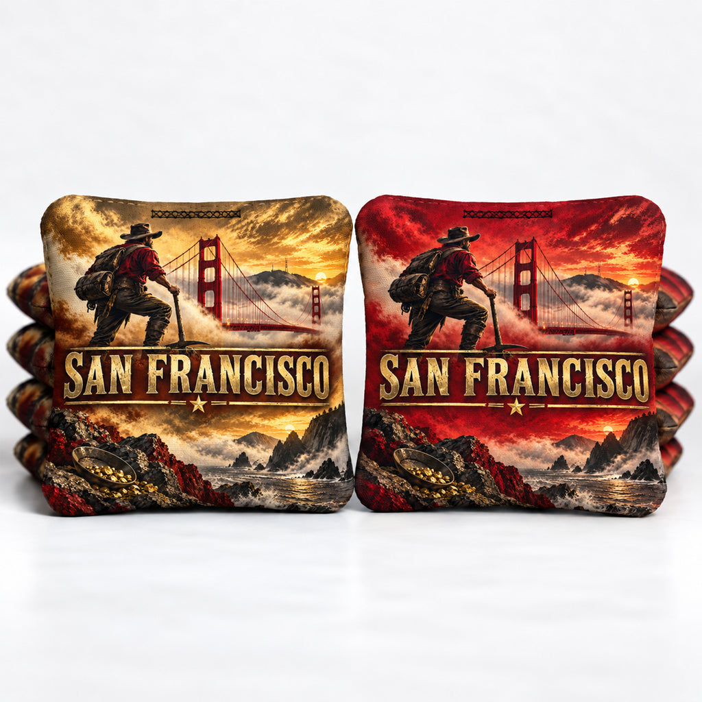 San Francisco Football 8 Pro Cornhole Bags