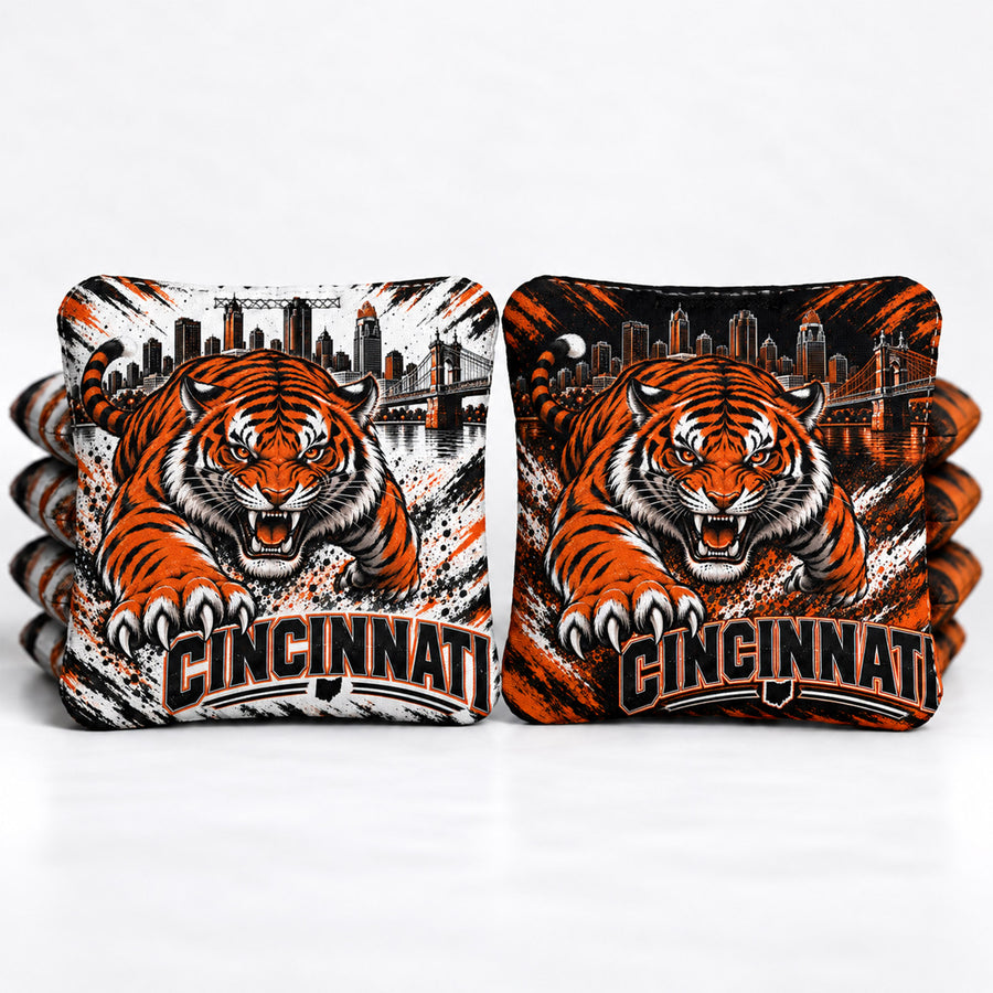 Cincinnati Football 8 Pro Cornhole Bags
