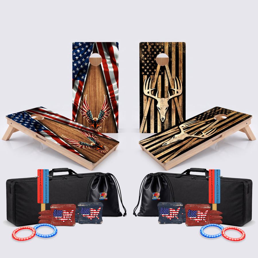 Patriotic Party Pack Professional Cornhole Boards