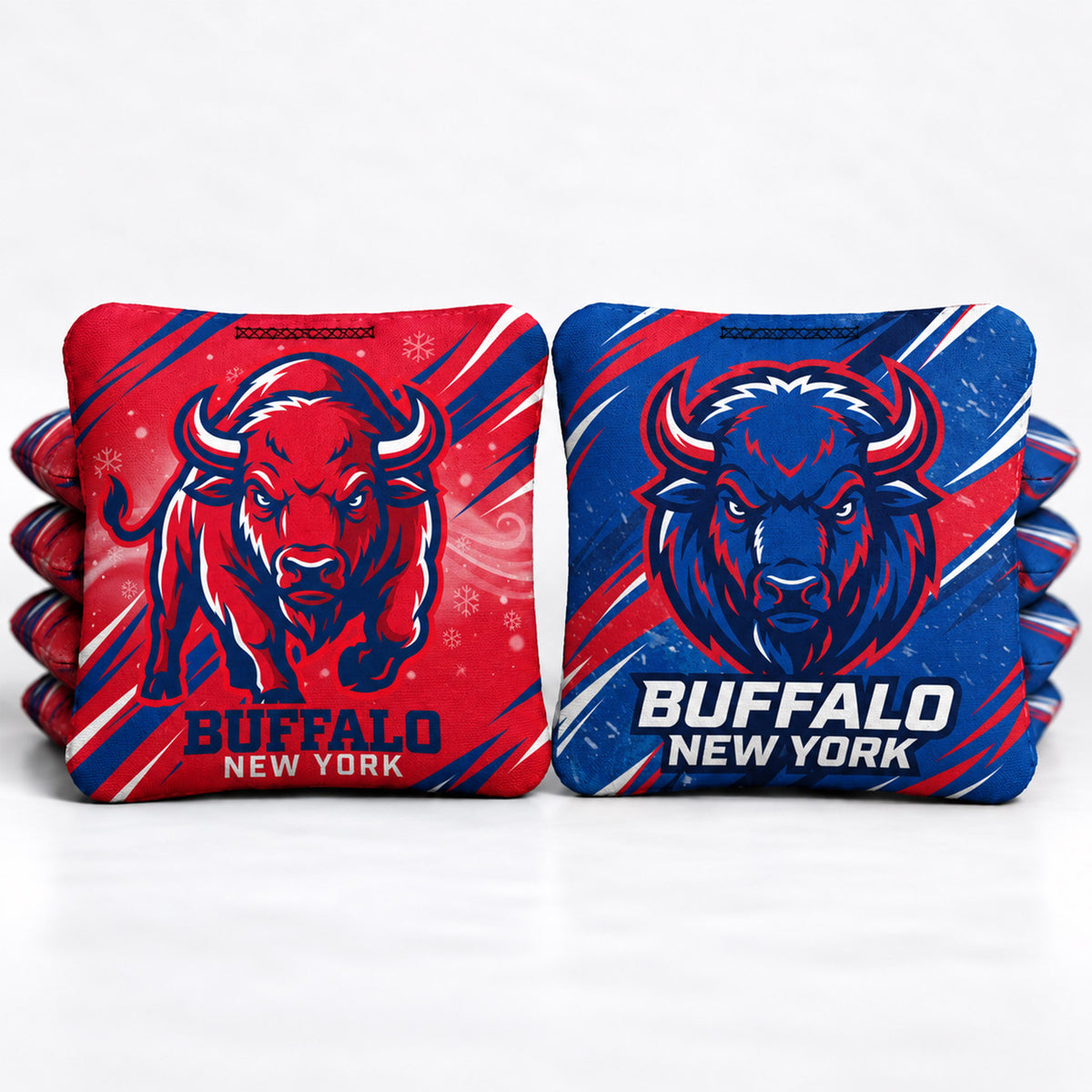 New York Buffalo Football 8 Pro Cornhole Bags