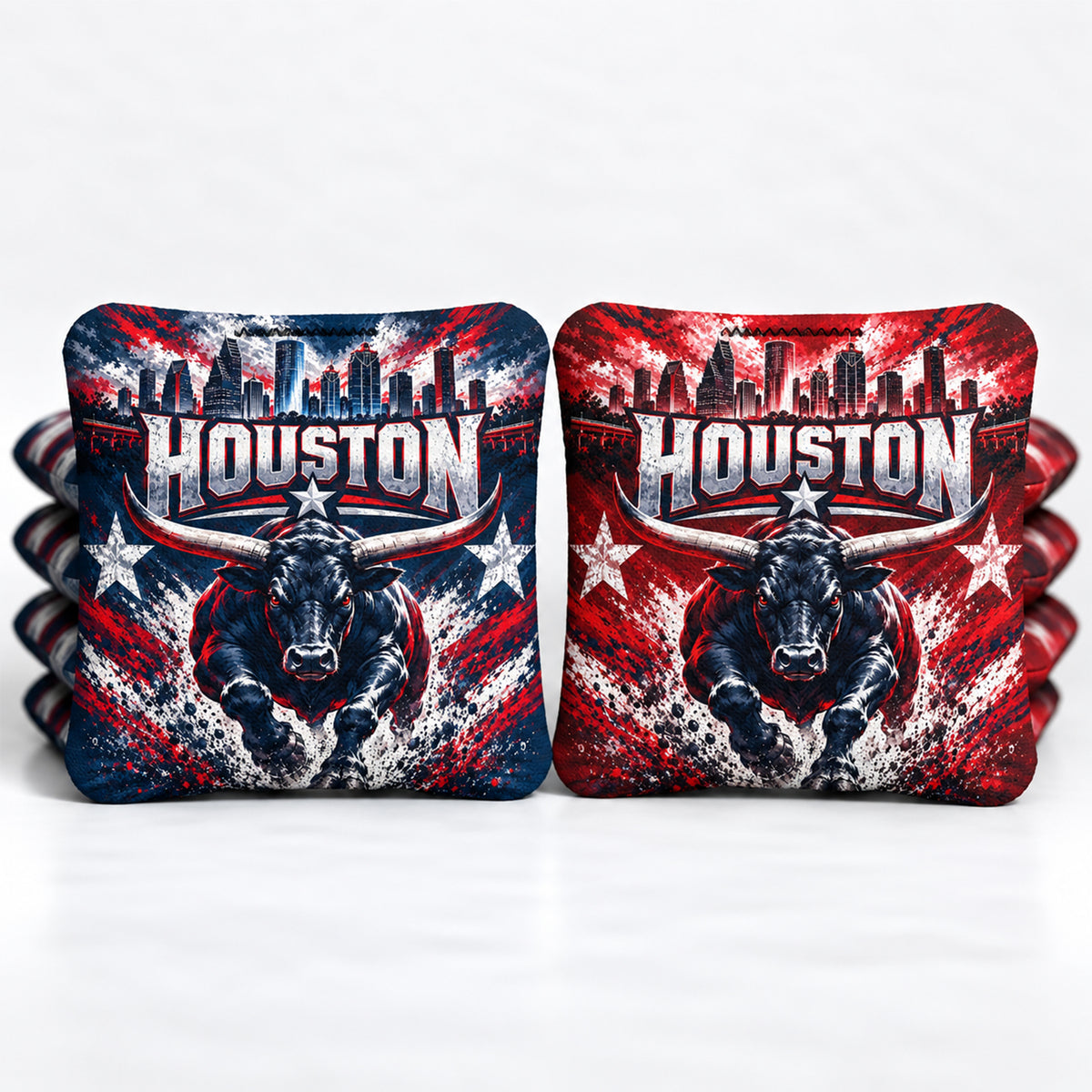 Houston Football 8 Pro Cornhole Bags