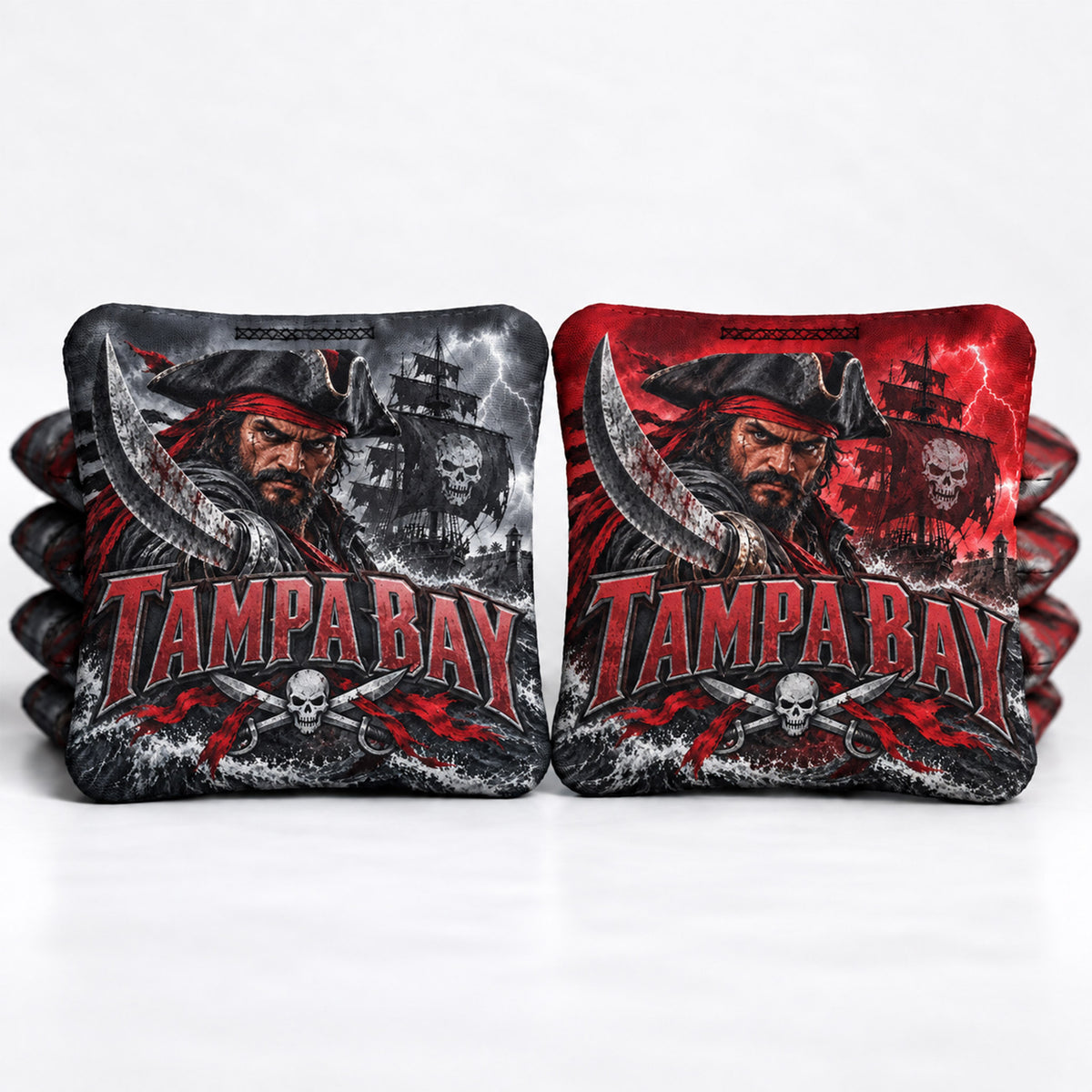 Tampa Bay Football 8 Pro Cornhole Bags