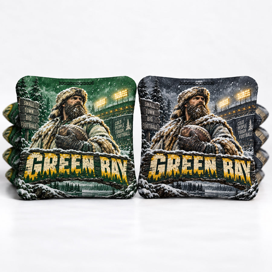 Green Bay Football 8 Pro Cornhole Bags