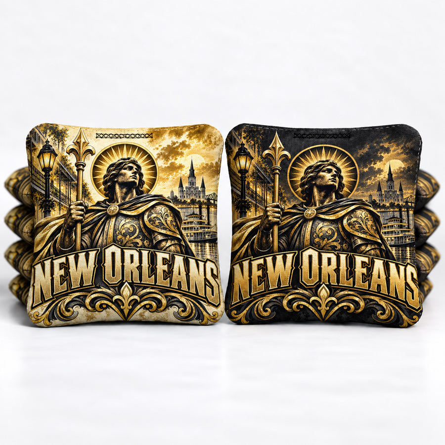 New Orleans Football 8 Pro Cornhole Bags