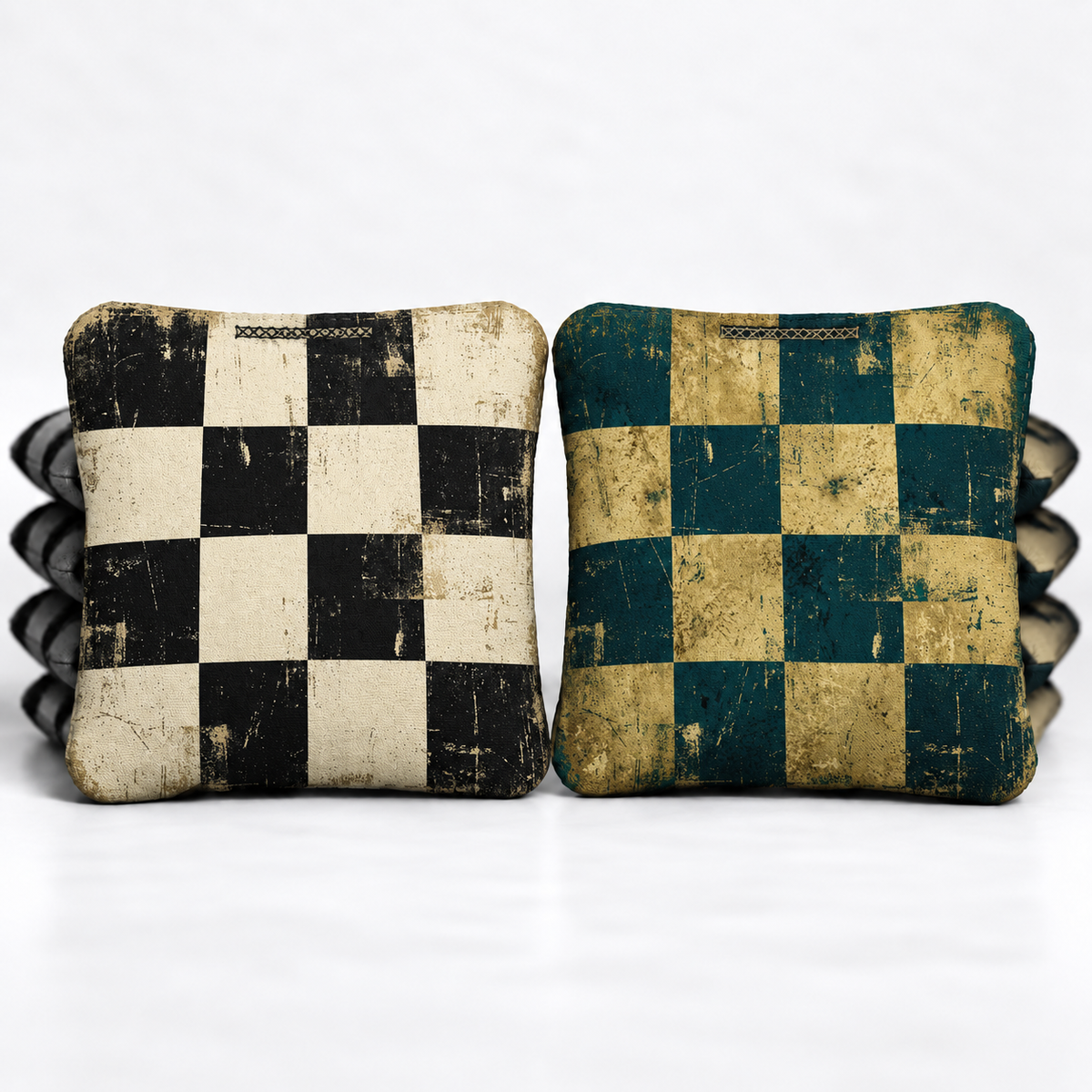 8 Checkered Pro Cornhole Bags